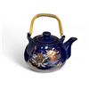 Image 3 : Blue Peacock Tea Set With Teapot And 6 Cups