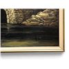 Image 2 : Vintage Framed Oil On Canvas, Town Scene By G. Schroter