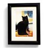 Image 9 : 4 Assorted Framed Pictures, Dolphins, Flowers And Cats