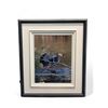 Image 3 : 4 Assorted Framed Pictures, Owl, Flowers, And Cranes