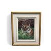 Image 2 : 3 Assorted Framed Pictures, Monkey, Tiger, And Flamingo