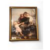 Image 1 : Framed Print Of Fisherman With Children