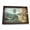 Image 1 : Framed Oil On Canvas European City Scene Signed Domina