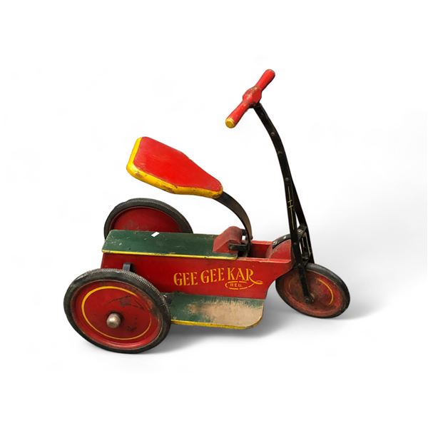 Rare Vintage Child's Gee Gee Kar