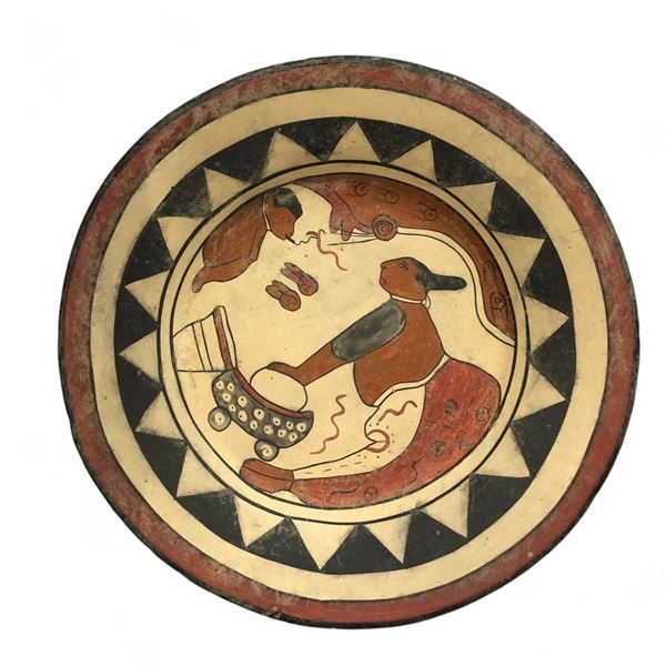 Large Wall Hanging South American Decorative Plate