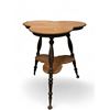 Image 1 : Vintage Carved Wood Parlour Table With Claw And Glass Ball Feet