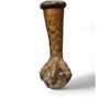 Image 3 : Vintage Carved Wood Parlour Table With Claw And Glass Ball Feet