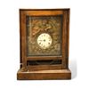 Image 1 : Vintage Clock With Brass Embossed Wine Maker Scene
