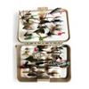 Image 1 : Case Full Of Vintage Hand Tied Fishing Hooks