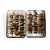 Image 1 : Case Full Of Vintage Hand Tied Fishing Hooks