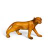 Image 1 : Wood Carved Polished Lioness