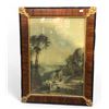 Image 1 : Framed Print Of Ladies With Dog In River