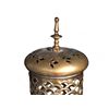 Image 3 : Pair Of Vintage Pierced Brass Lanterns