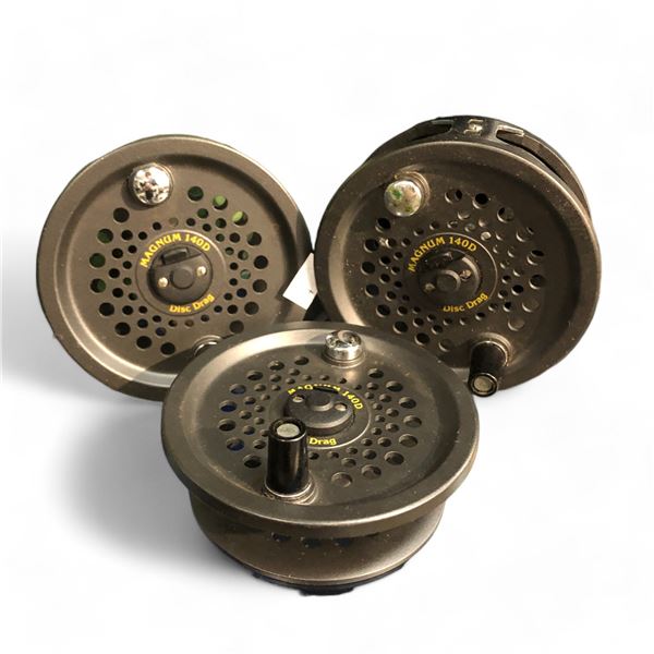 3 Magnum 140D Disk Drag Fishing Reels