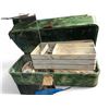 Image 3 : Plano Green Swirl Fishing Tackle Box Full Of Fishing Equipment