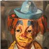 Image 2 : Oil On Canvas Of Clown Signed Fioull
