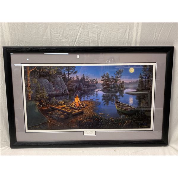 Framed Print "Moonlight Bay" By Kim Norlien #1543/9500
