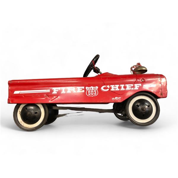Vintage Amf Fire Chief 503 Pedal Car
