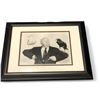 Image 2 : 4 Framed Photographs Of Famous People And Movie Stars, Clint Eastwood, Etc..