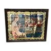Image 1 : Framed Coca Cola Advertising Mirror " The Typical American Girl"