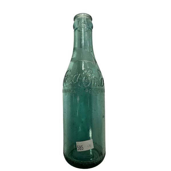 Early Straight Sided Coca Cola Bottle