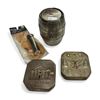 Image 1 : 5 Vintage Coin Banks, Dime Bank, Barrel Bank, Etc..
