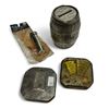 Image 2 : 5 Vintage Coin Banks, Dime Bank, Barrel Bank, Etc..