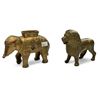 Image 1 : 2 Vintage Still Banks, Elephant And Lion