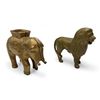 Image 2 : 2 Vintage Still Banks, Elephant And Lion