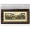 Image 1 : Vintage Framed Hunting Scene Print