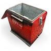 Image 2 : Vintage Coca Cola Cooler With Light In Bottom And Coca Cola Tin