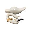 Image 2 : Hand Carved And Painted Stanstead Collection Swan Decoy Signed Laura
