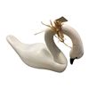 Image 4 : Hand Carved And Painted Stanstead Collection Swan Decoy Signed Laura