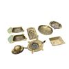 Image 3 : Assorted Brass Collectibles, Ash Tray, Bowl, Vase, Totem Pole, Etc..