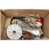 Image 4 : Box Full Of Fishing Equipment, Plastic Bird, Etc..