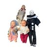 Image 2 : Box Full Of Vintage Dolls, Including 3 Faced Porcelain Doll