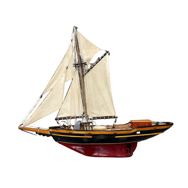 Wooden Model Ship Of The Blue Nose