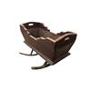 Image 2 : Vintage Wooden Rocking Baby Crib