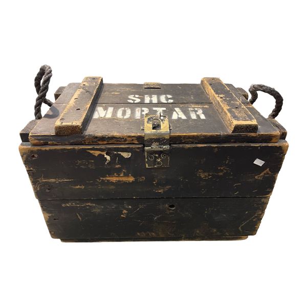 Vintage Shc Mortar Crate