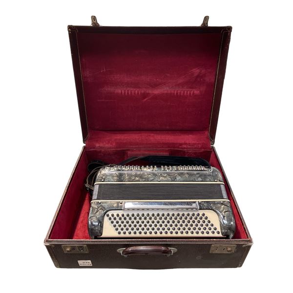 Vintage Turner Accordion In Original Case