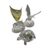 Image 2 : Box Full Of Collectible Glassware, Turtle, Ship, Dolphin, Etc..