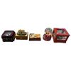 Image 1 : 4 Musical Jewelry Boxes And Musical Santa Snow Globe