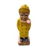 Image 1 : Hand Carved Wooden Fisherman Statue