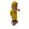 Image 2 : Hand Carved Wooden Fisherman Statue