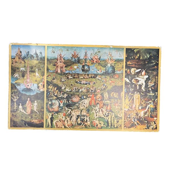 Print On Board "Garden Of Delight" By  H. Bosch