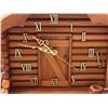 Image 3 : Wooden Log Cabin Clock