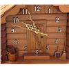 Image 3 : Wooden Log Cabin Clock