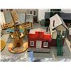 Image 8 : Large Assortment Of Train Diorama Miniatures, Buildings, People, Etc..