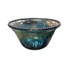 Image 4 : Large Carnival Glass Punch Bowl