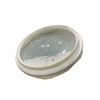 Image 2 : Large Embossed  White Glass Ceiling Shade